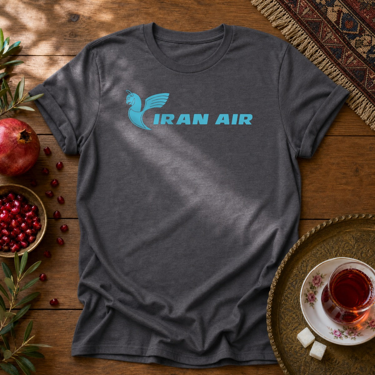 Iran Air Unisex T-Shirt - Dark Heather