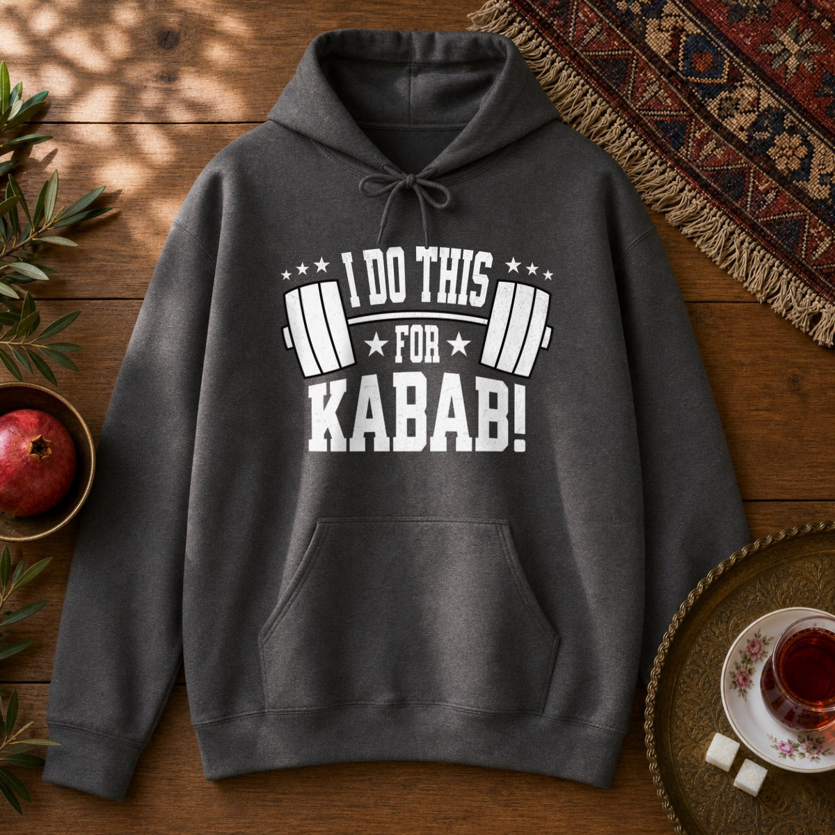 I do this for Kabab! Hoodie - Dark Heather
