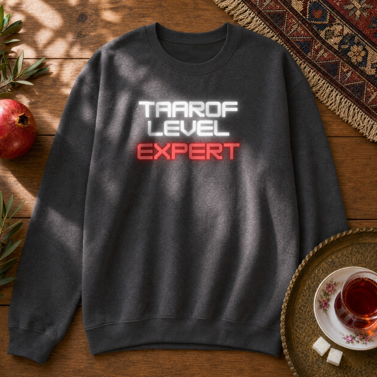 Taarof Level Expert Sweatshirt - Dark Heather
