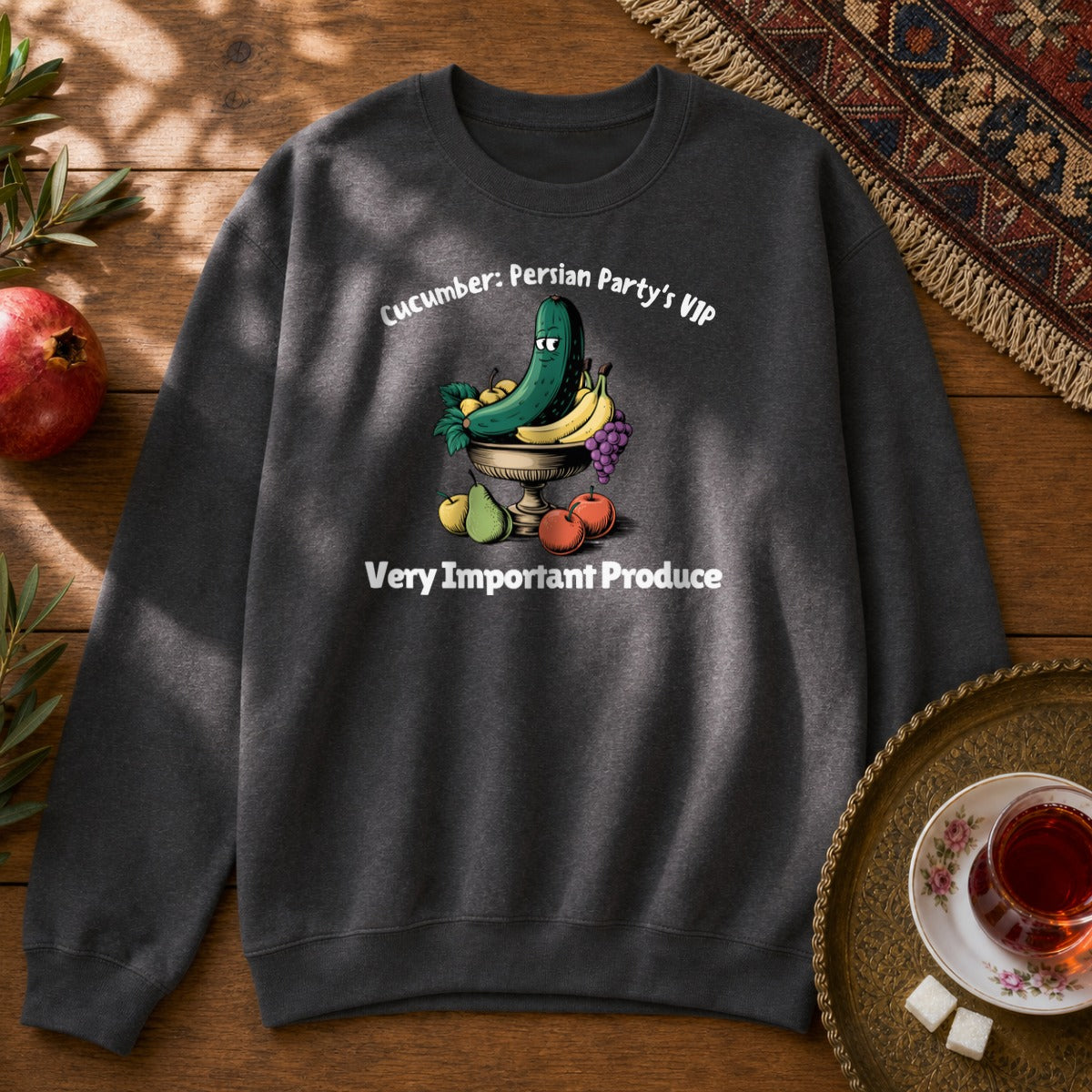 Persian Party's VIP Sweatshirt - Dark Heather