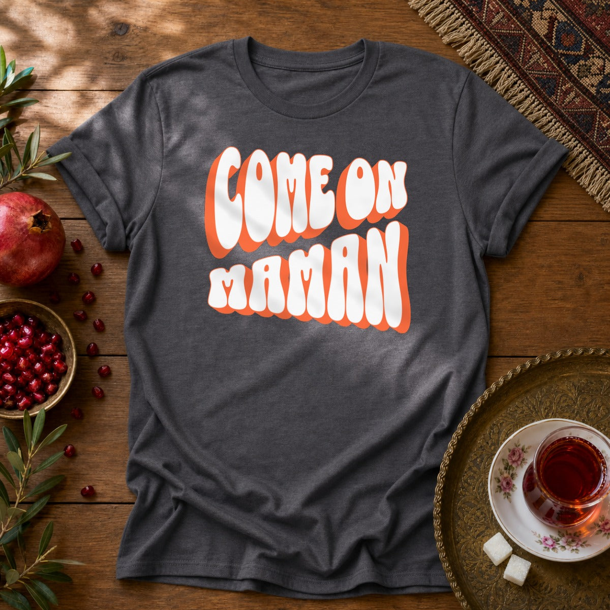 Come On Maman Unisex T-Shirt - Dark Heather