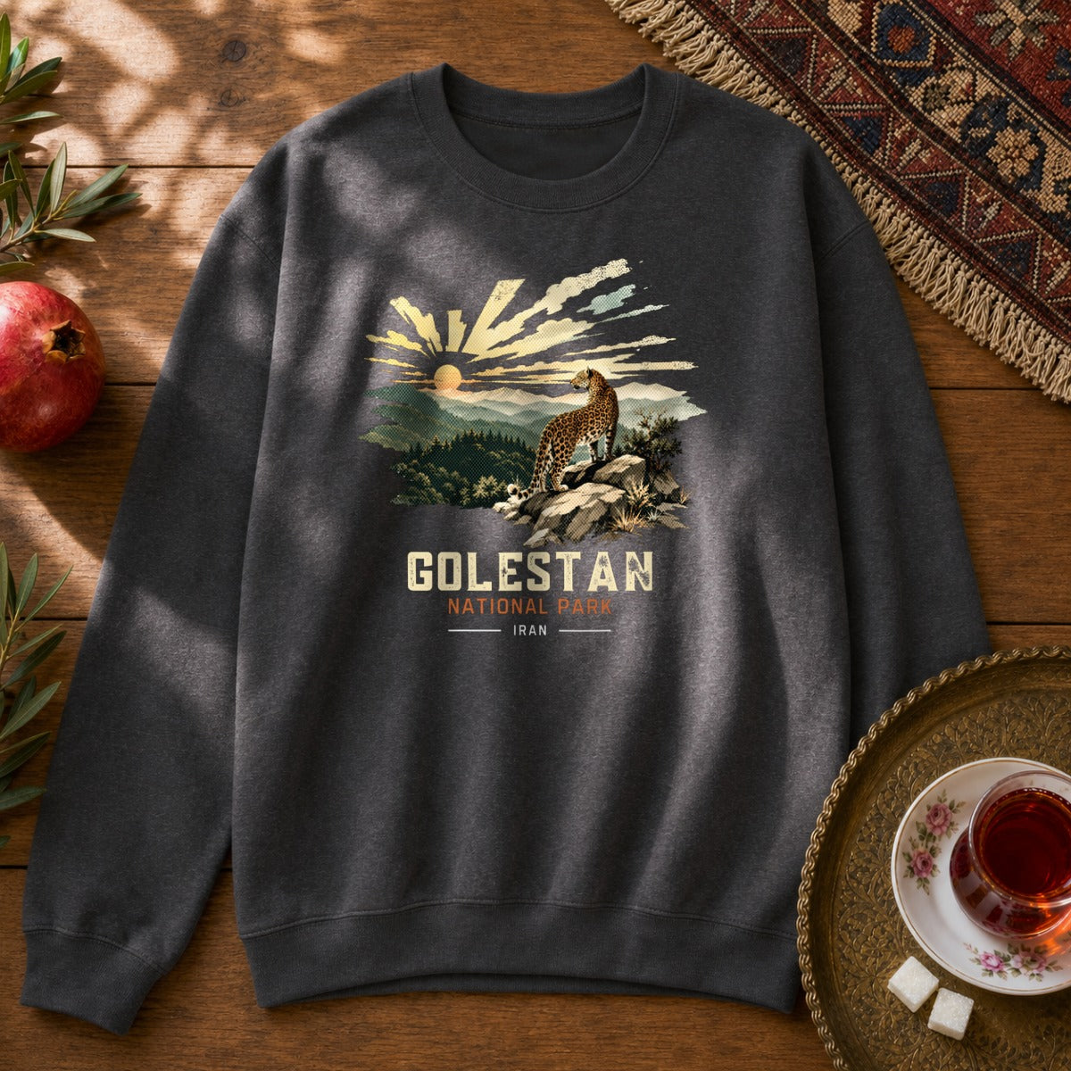 Golestan National Park 1 Sweatshirt - Dark Heather