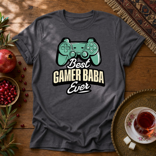 Gamer Baba Unisex T-Shirt - Dark Heather