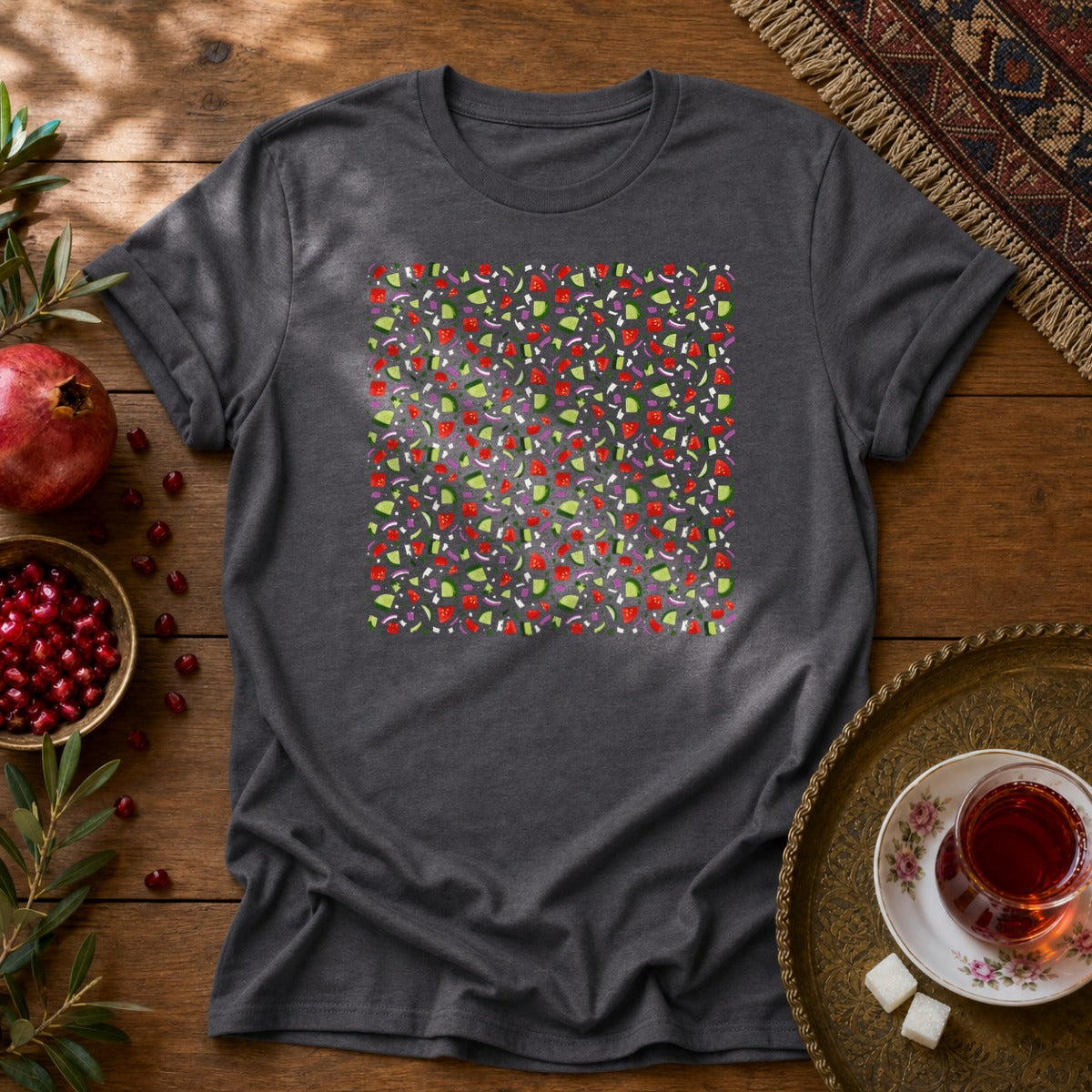 Salad Shirazi Unisex T-Shirt - Dark Heather