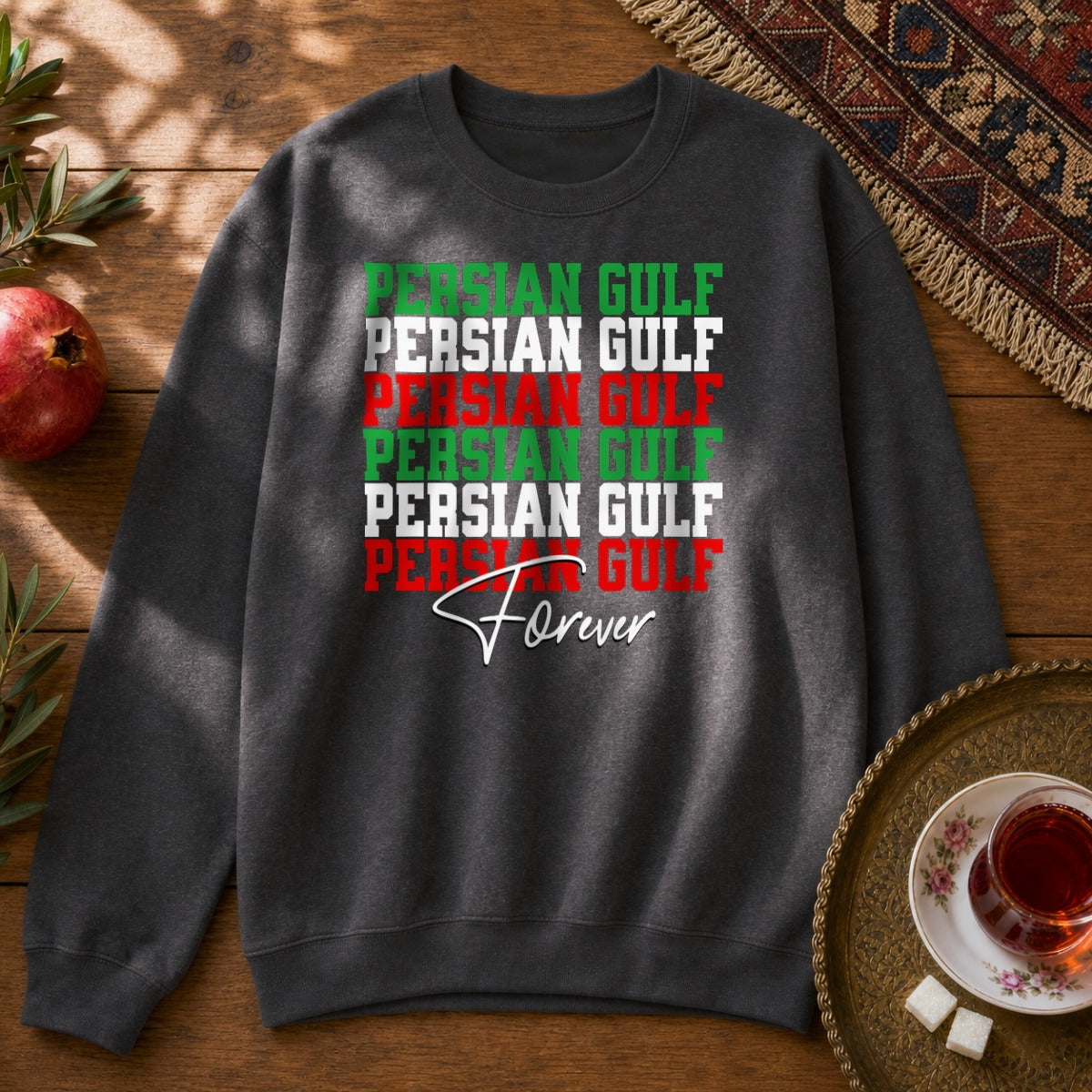Persian Gulf, Forever Sweatshirt - Dark Heather