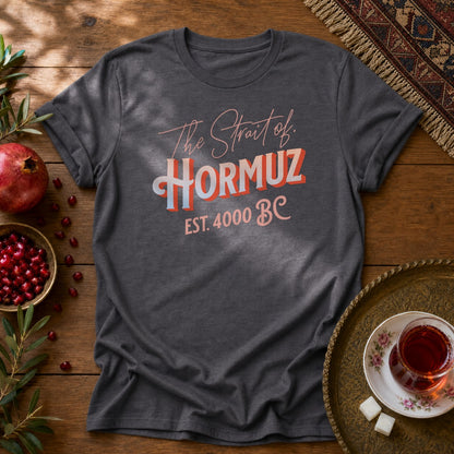 The Strait of Hormuz Unisex T-Shirt - Dark Heather