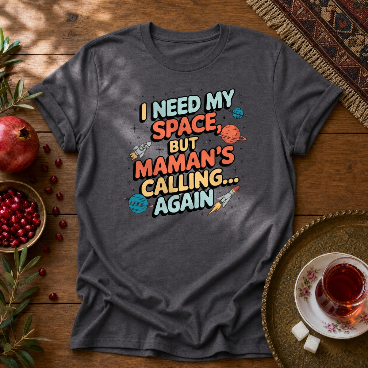 I Need My Space Unisex T-Shirt - Dark Heather