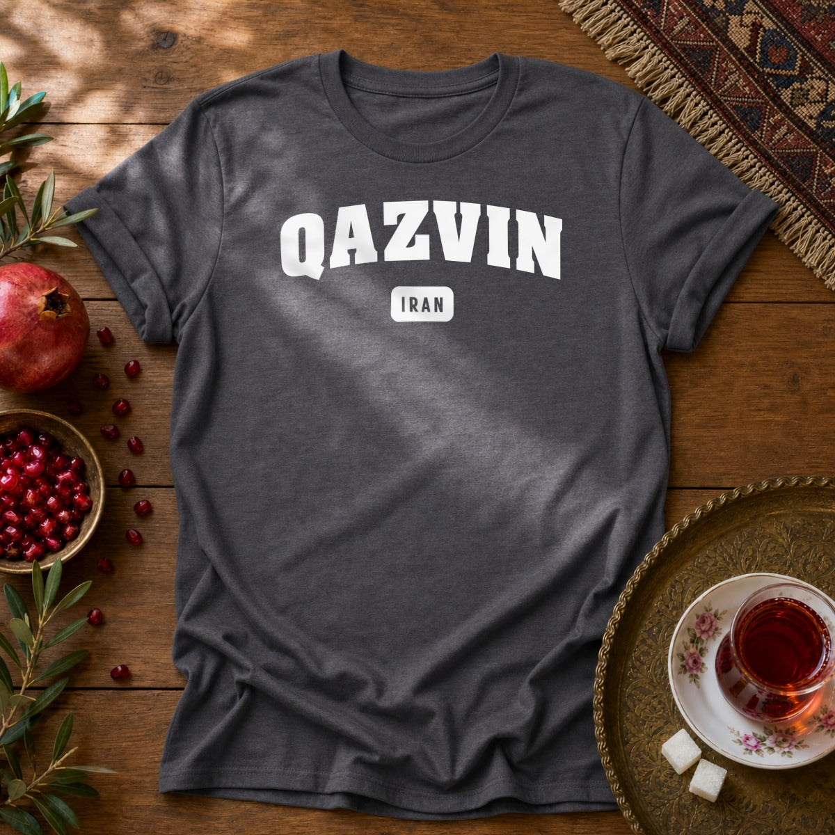 Qazvin Unisex T-Shirt - Dark Heather