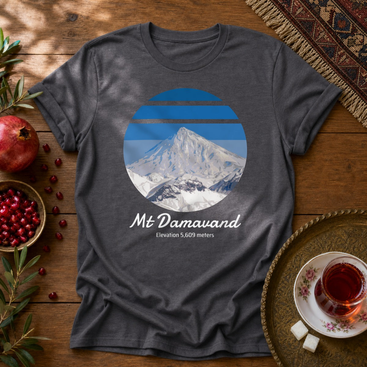 Damavand Unisex T-Shirt - Dark Heather