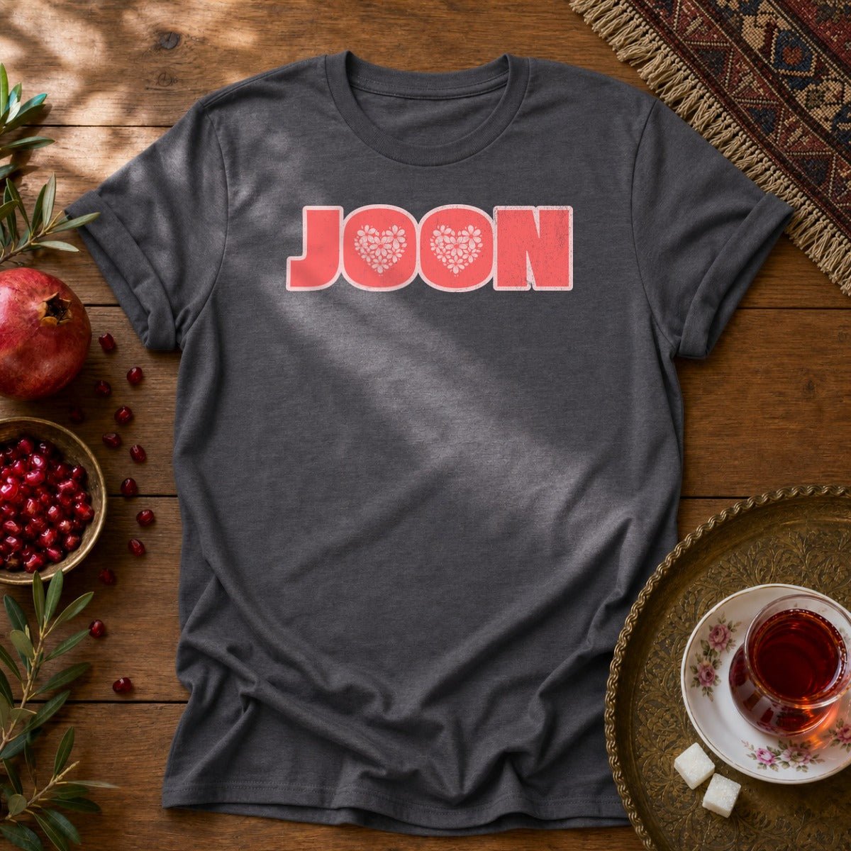 Joon Floral Unisex T-Shirt - Dark Heather