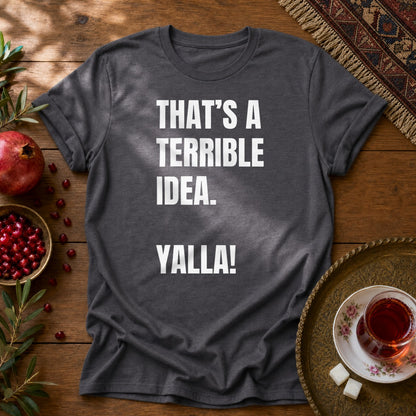Yalla! Unisex T-Shirt - Dark Heather