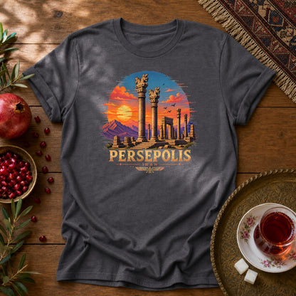 Persepolis - Pixel Art Unisex T-Shirt - Dark Heather