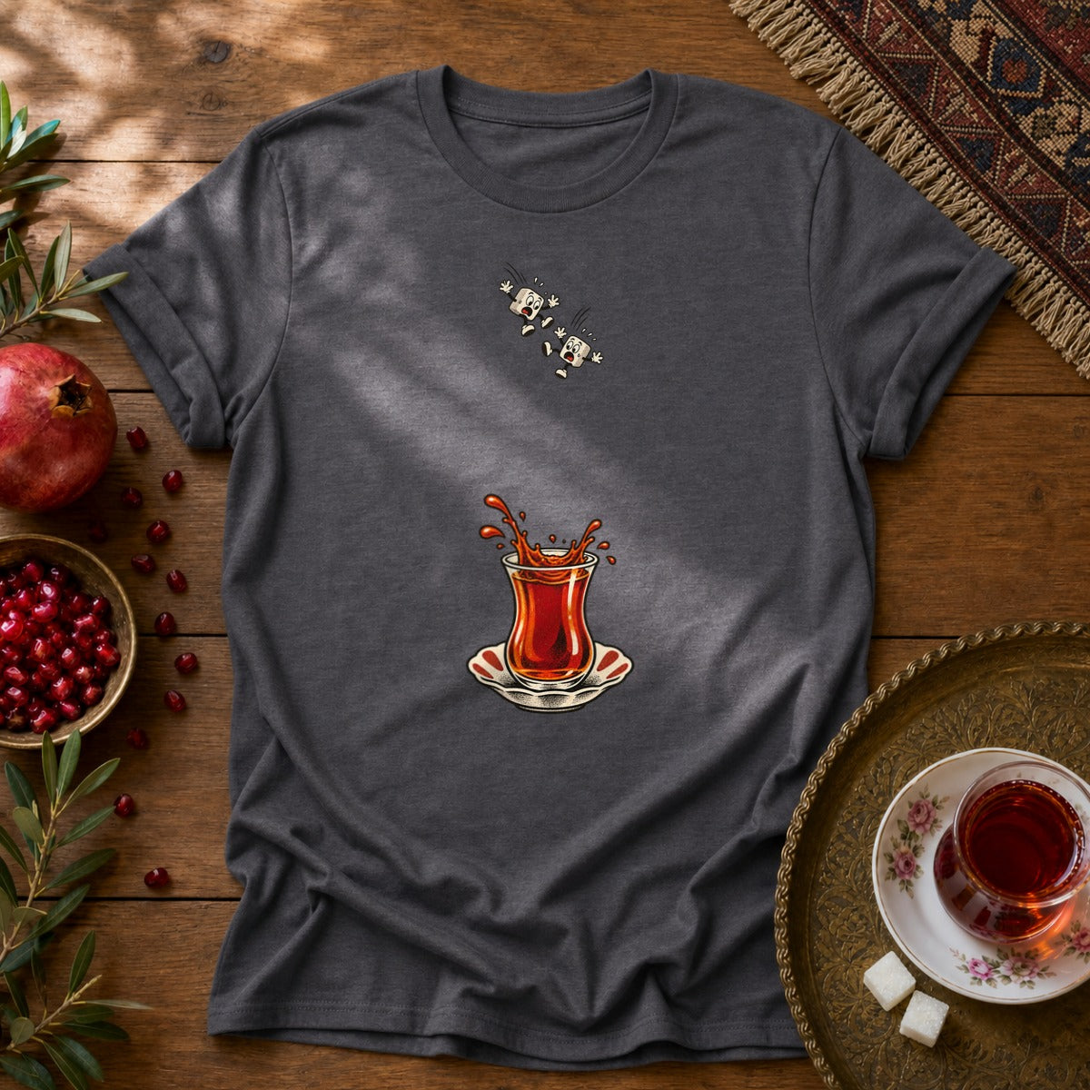 Diving Ghands Unisex T-Shirt - Dark Heather