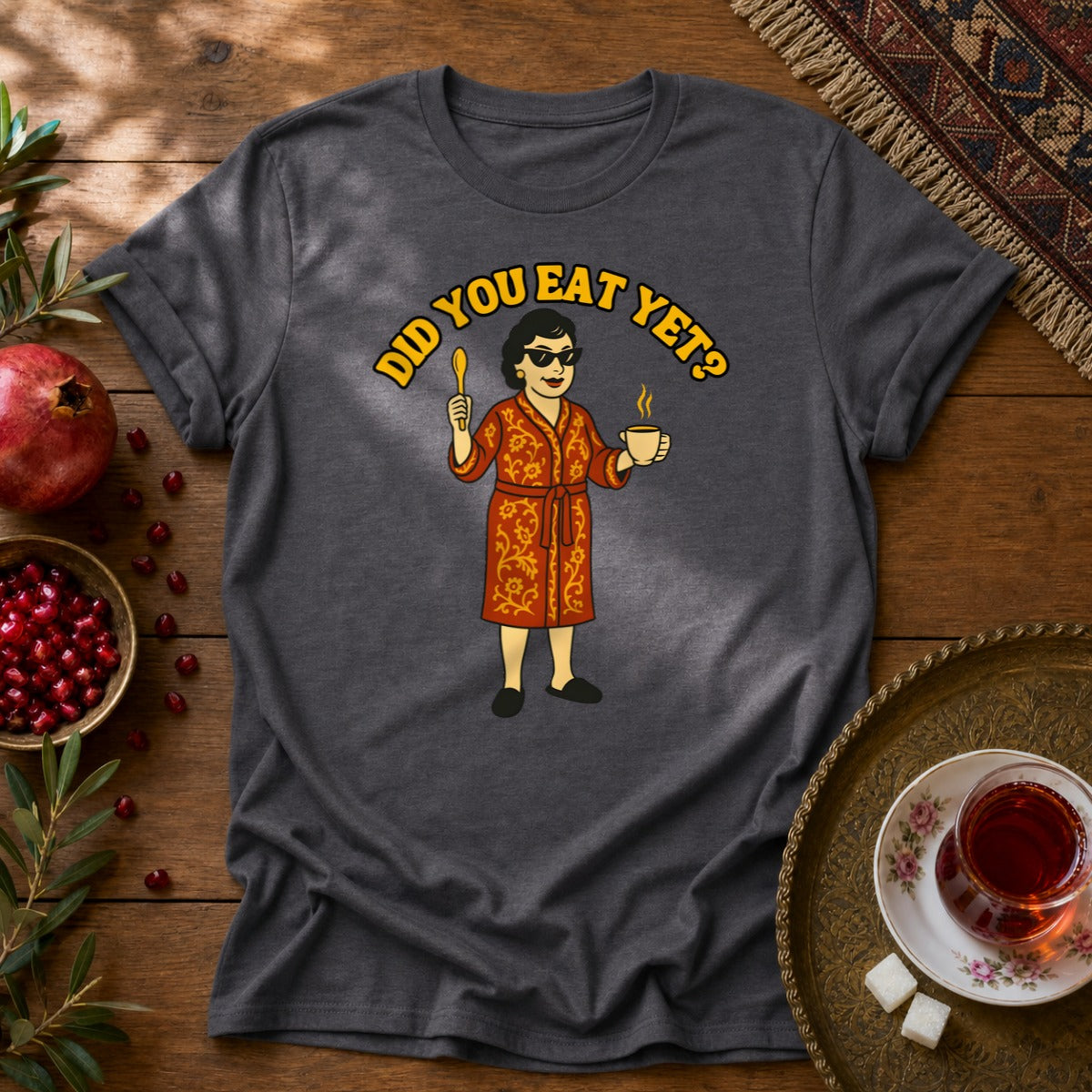 Did you eat yet? 2 Unisex T-Shirt - Dark Heather