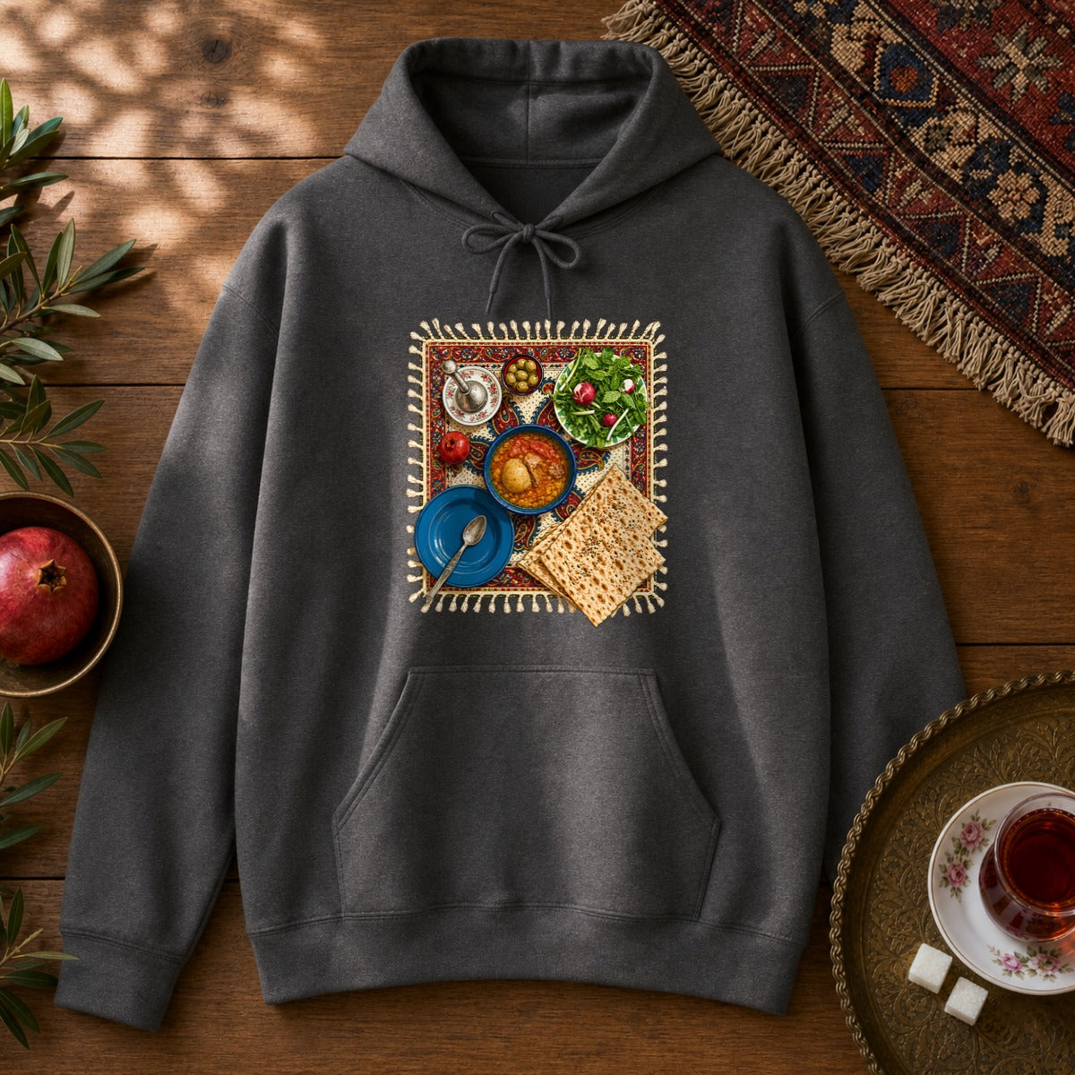 Dizi Hoodie - Dark Heather
