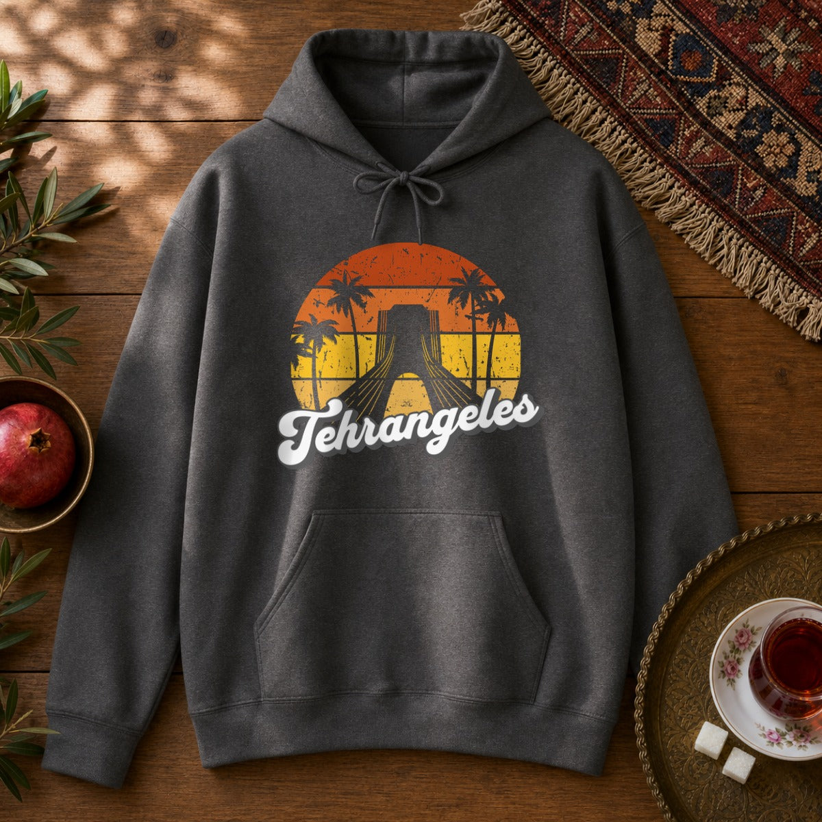 Tehrangeles Hoodie - Dark Heather