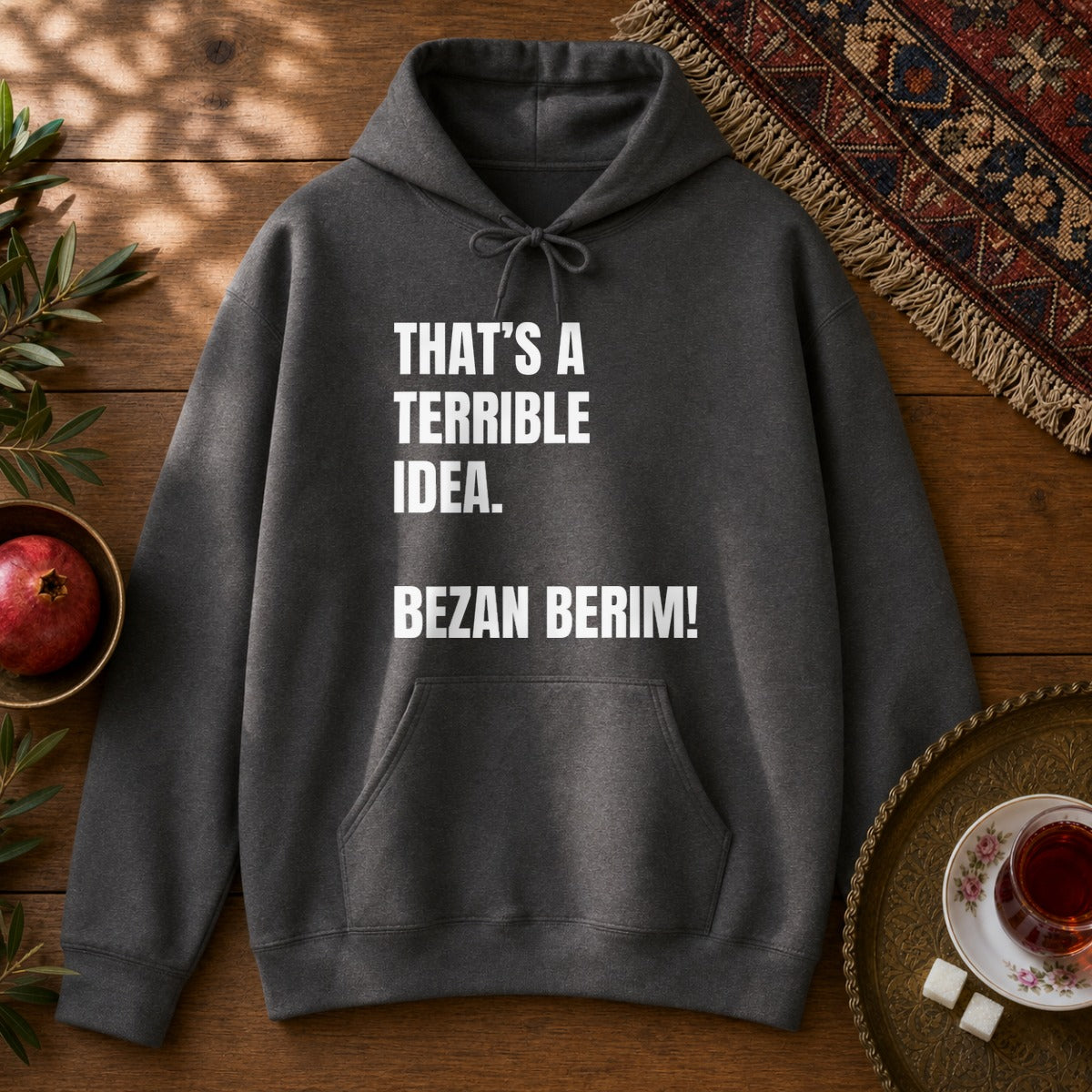 Bezan Berim! Hoodie - Dark Heather