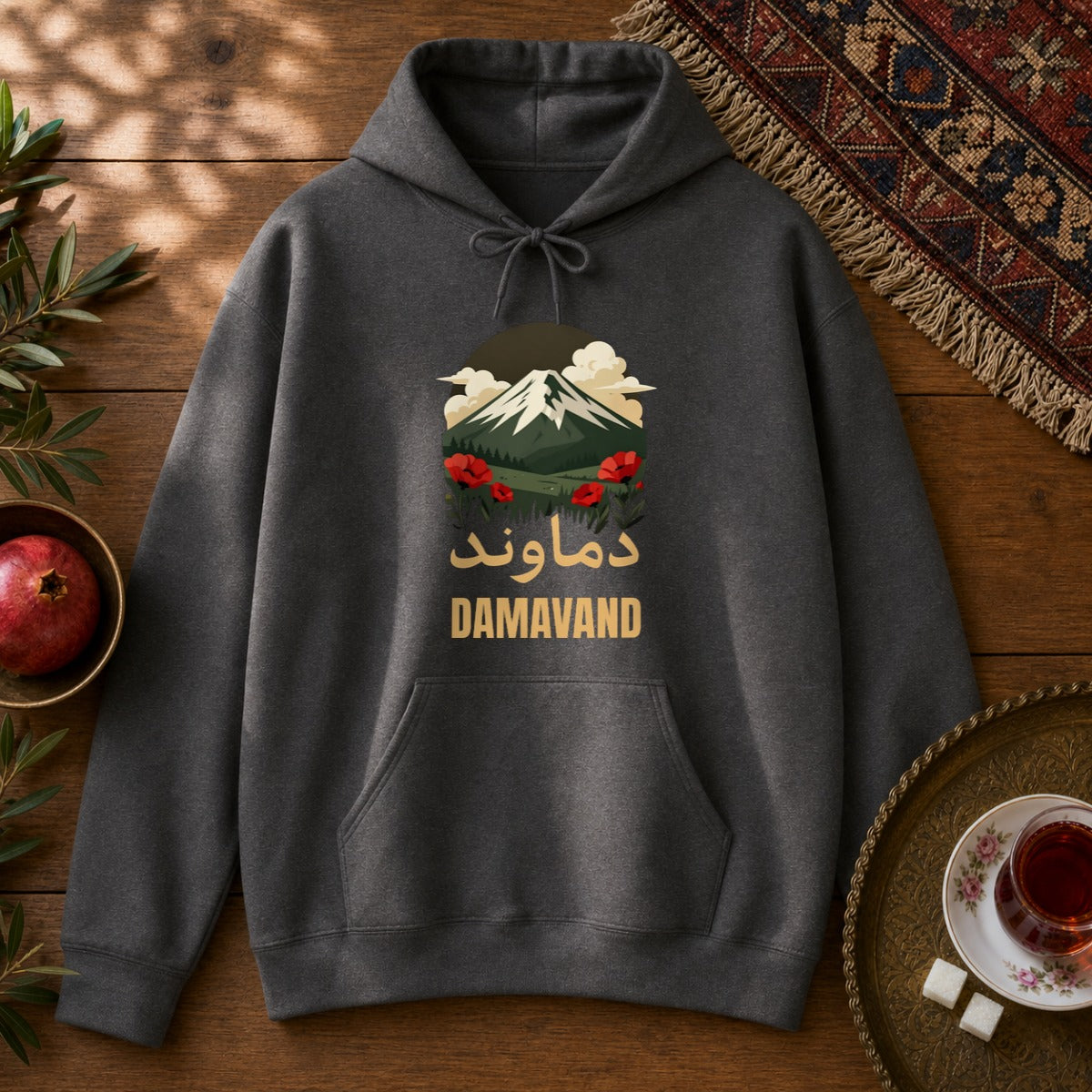 Damavand Dream Hoodie - Dark Heather