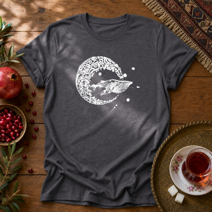 Whale Journey Unisex T-Shirt - Dark Heather