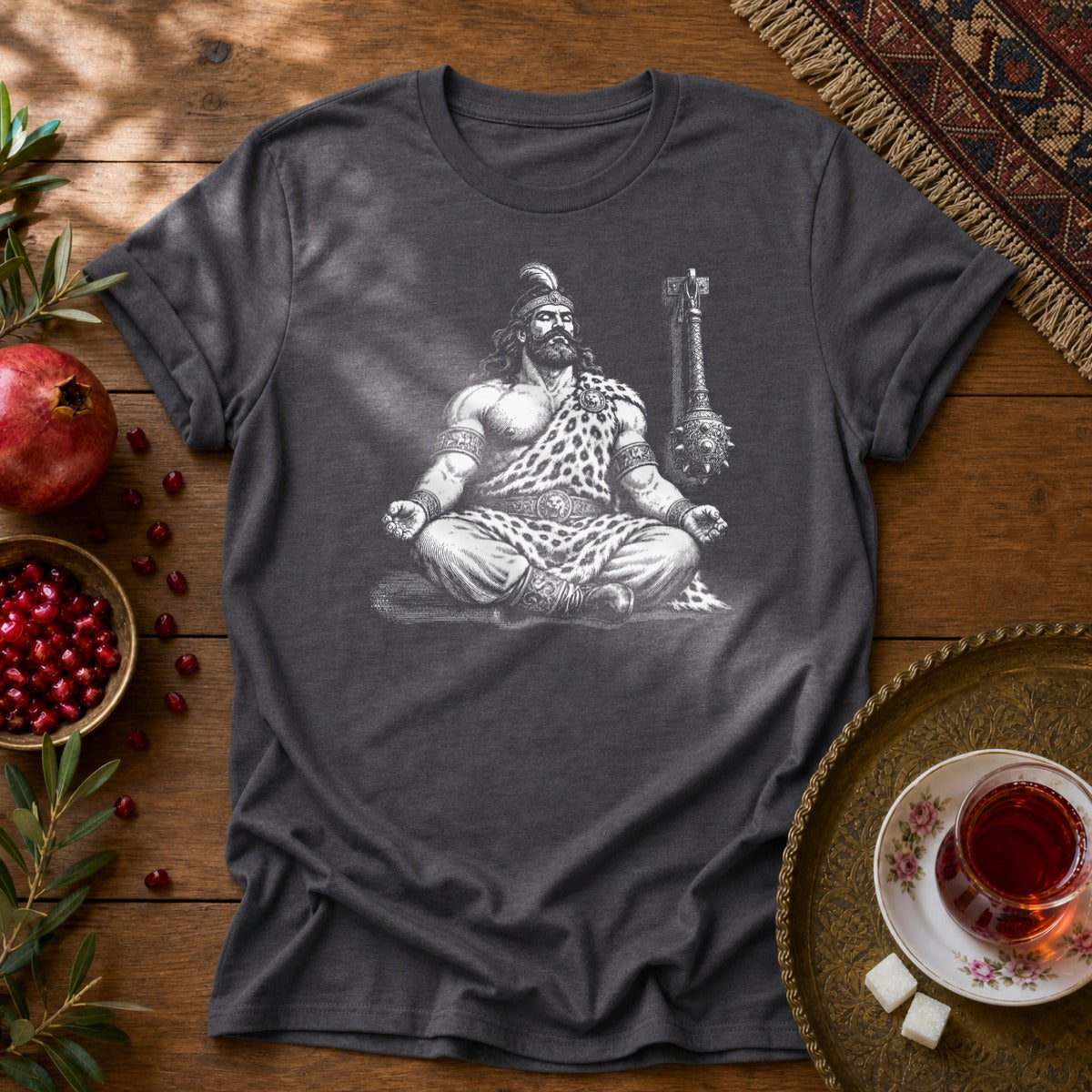 Meditating Rostam Unisex T-Shirt - Dark Heather