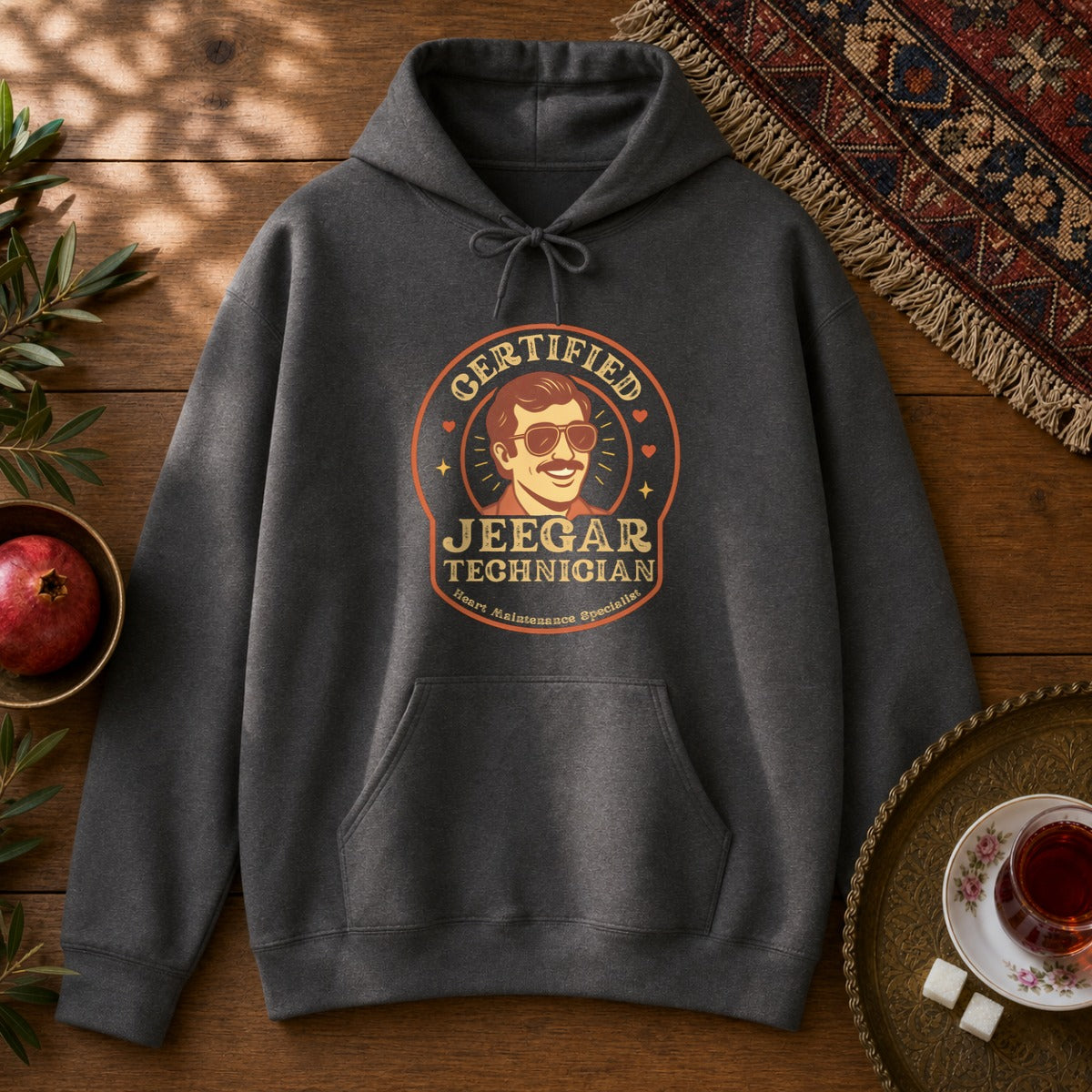 Certified Jeegar Technician Hoodie - Dark Heather
