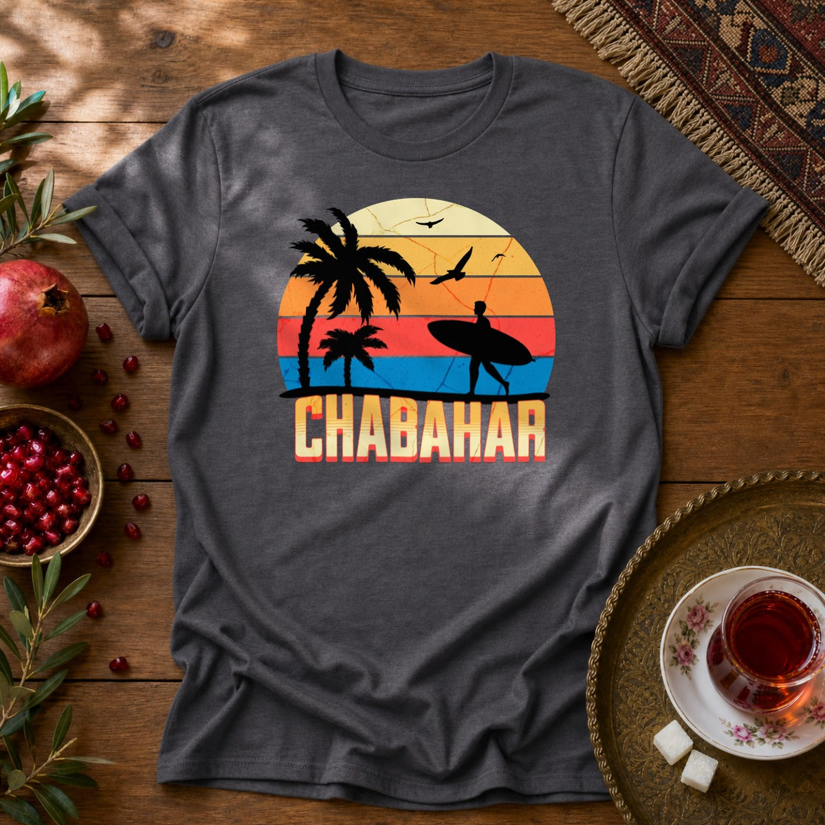 Chabahar Unisex T-Shirt - Dark Heather