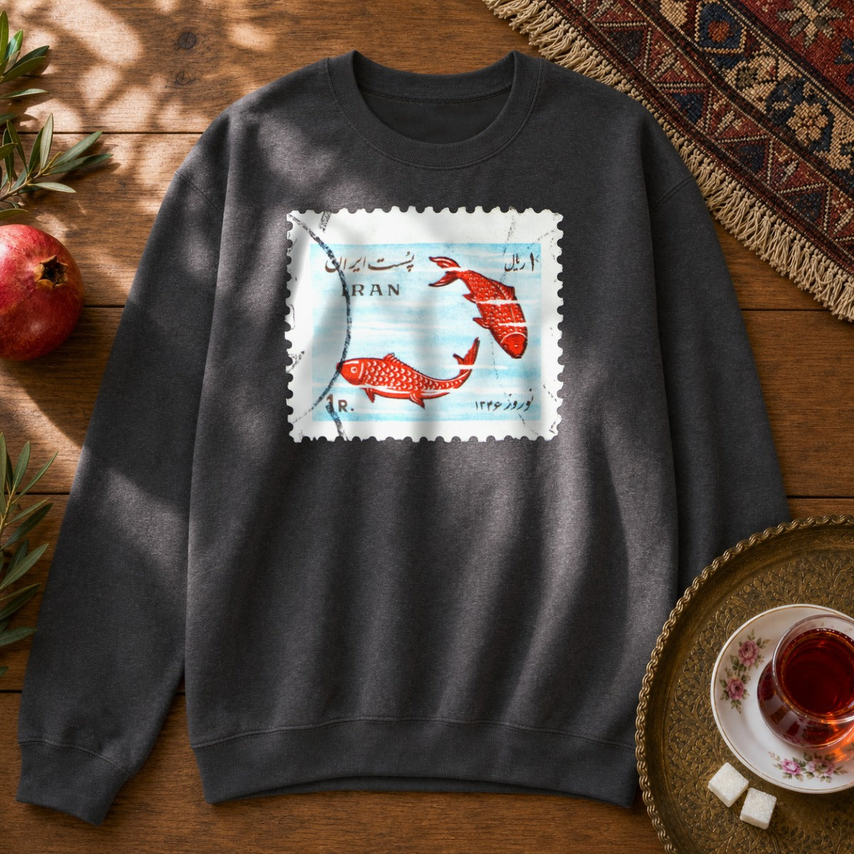 Nowruz Mahi Sweatshirt - Dark Heather