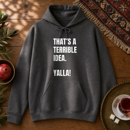 Yalla! Hoodie - Dark Heather