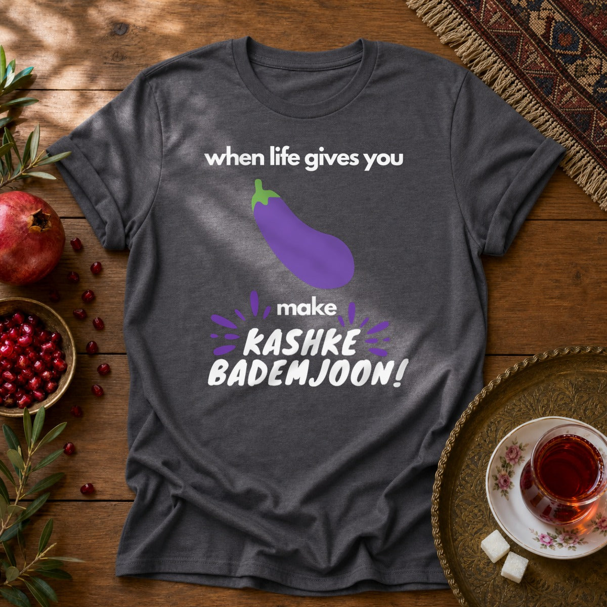 Bademjoon Unisex T-Shirt - Dark Heather