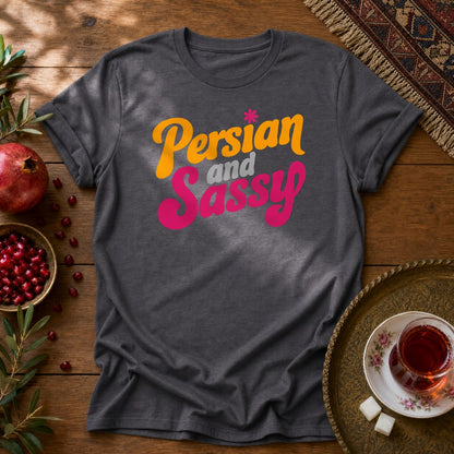 Persian and Sassy Unisex T-Shirt - Dark Heather
