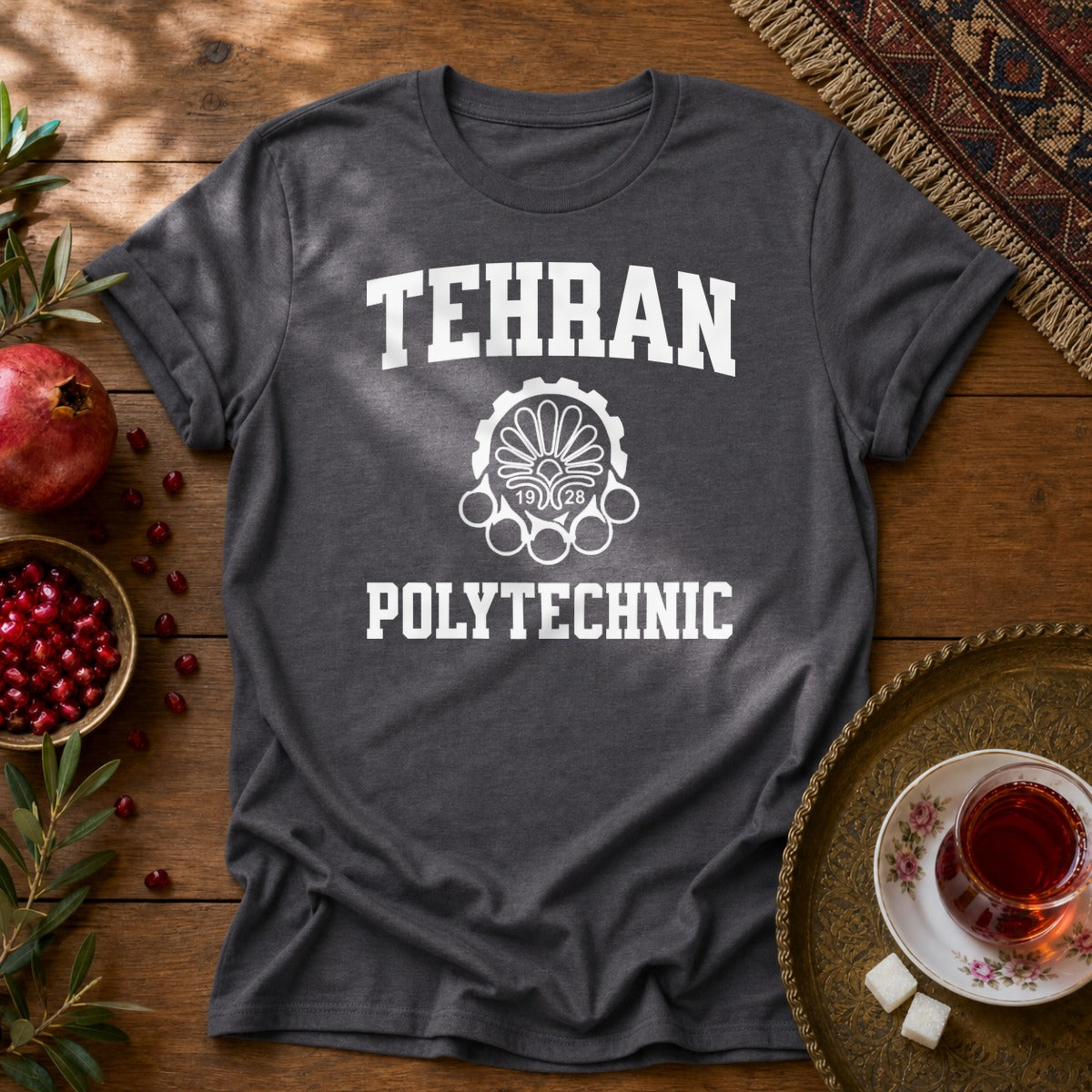 Tehran Polytechnic Unisex T-Shirt - Dark Heather