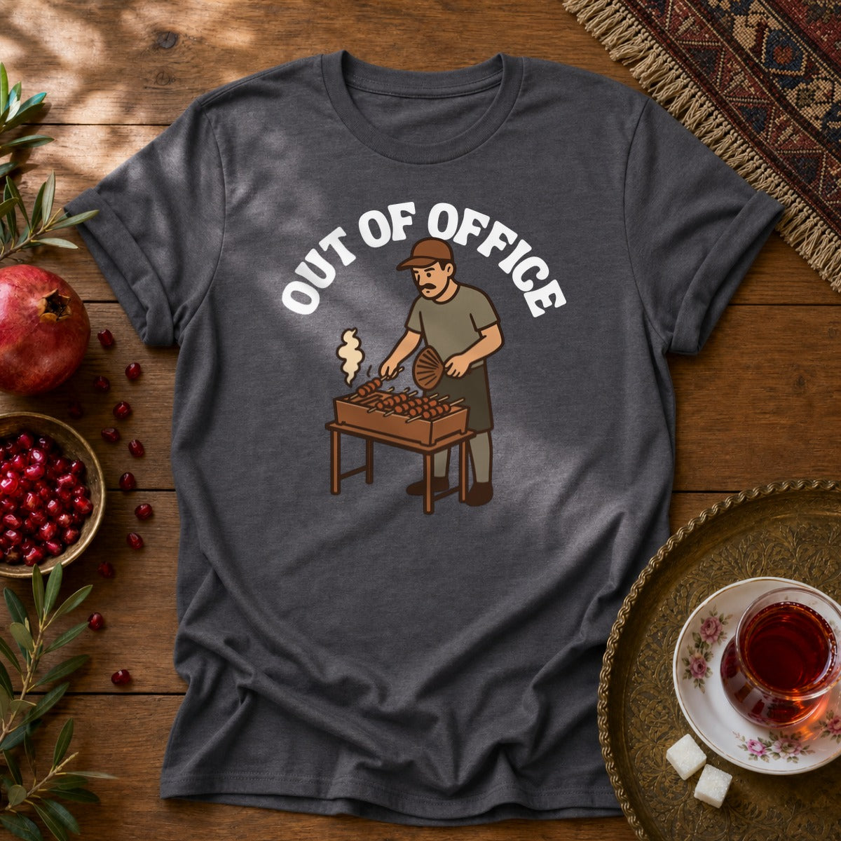 Out of Office Unisex T-Shirt - Dark Heather