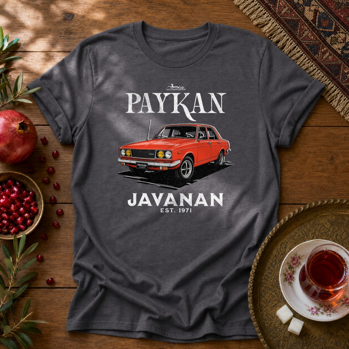 Paykan Javanan Unisex T-Shirt - Dark Heather