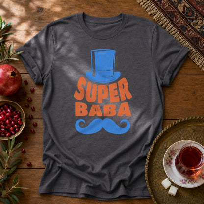 Super Baba Unisex T-Shirt - Dark Heather
