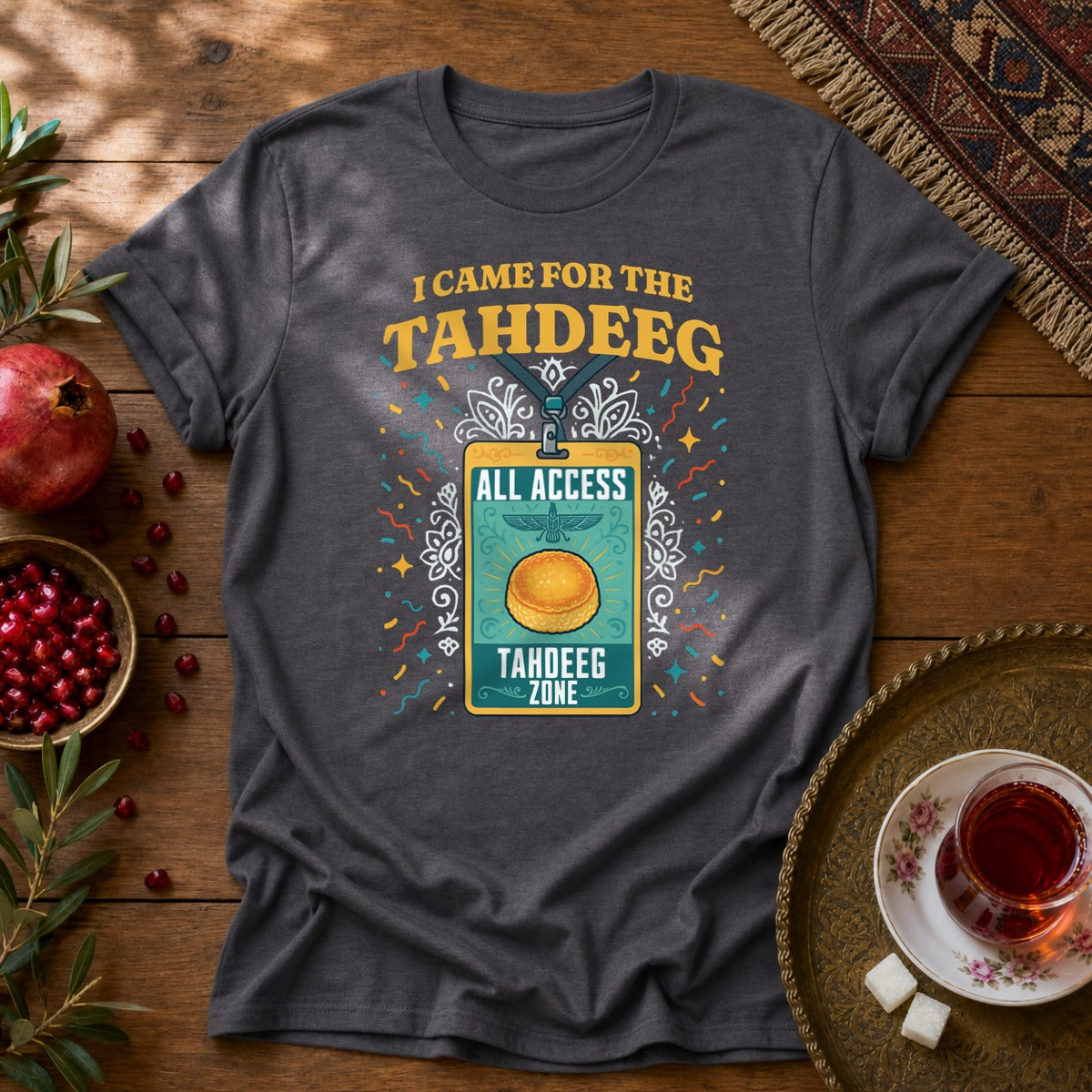 Tahdeeg VIP Unisex T-Shirt - Dark Heather