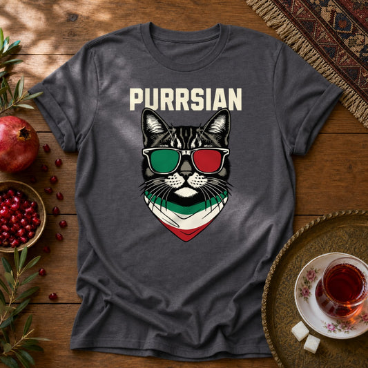 Purrsian Unisex T-Shirt - Dark Heather