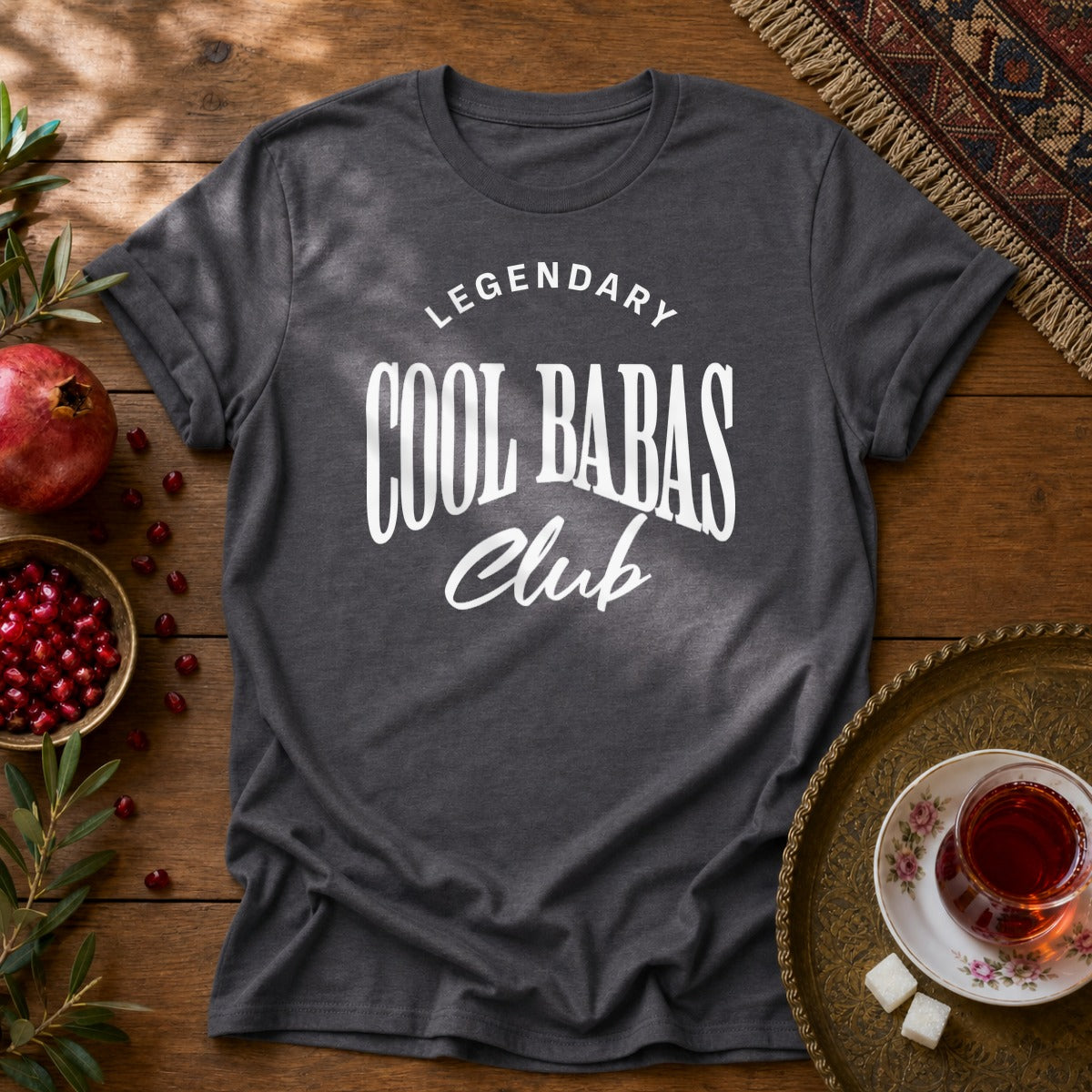 Cool Babas Club Unisex T-Shirt - Dark Heather