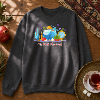 My First Nowruz Sweatshirt - Dark Heather
