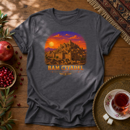 Bam Citadel - Pixel Art Unisex T-Shirt - Dark Heather