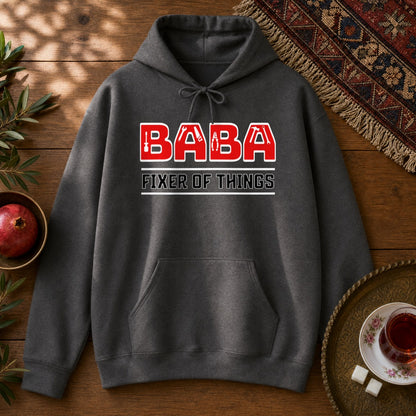 Fixer Baba Hoodie - Dark Heather