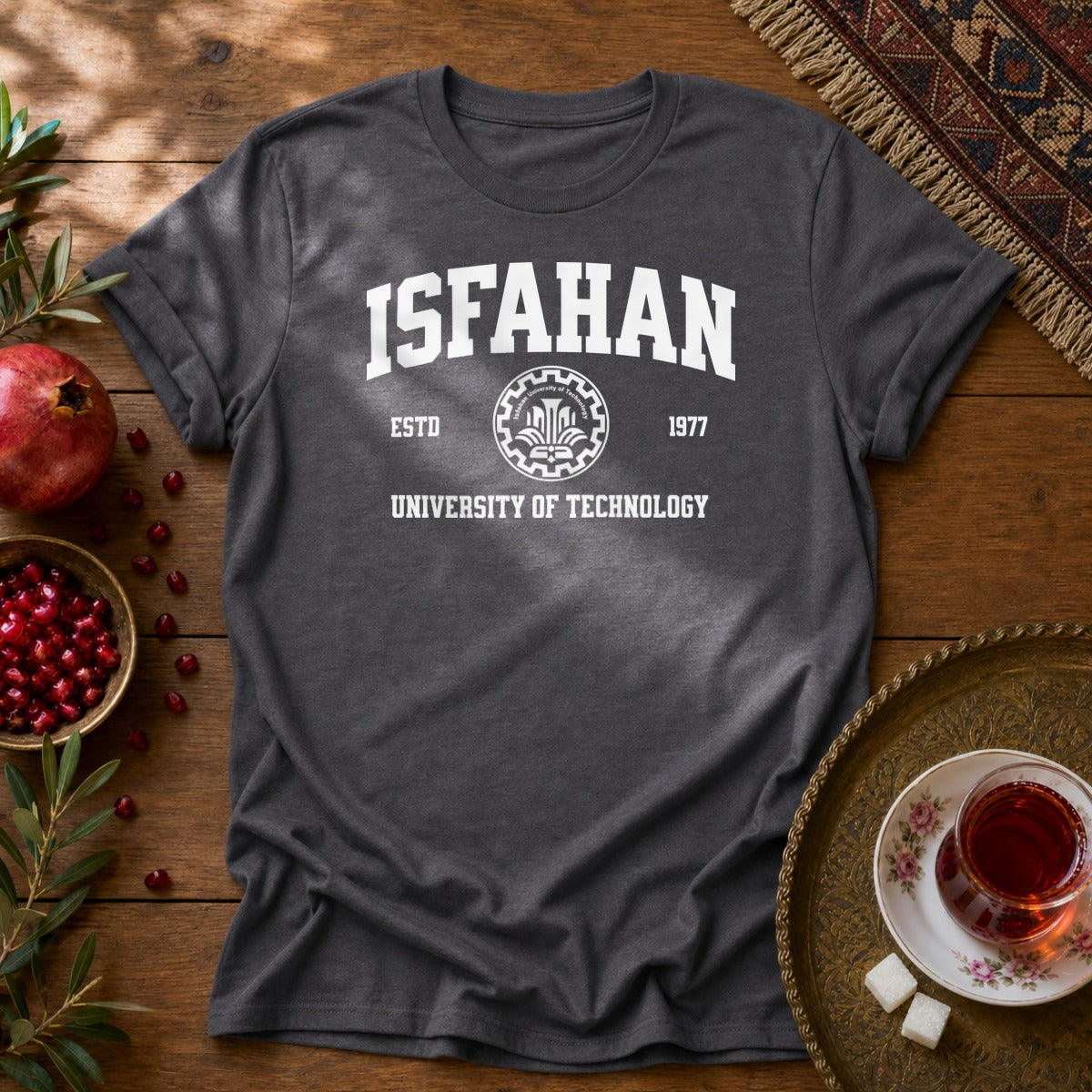 Isfahan University of Technology Unisex T-Shirt - Dark Heather