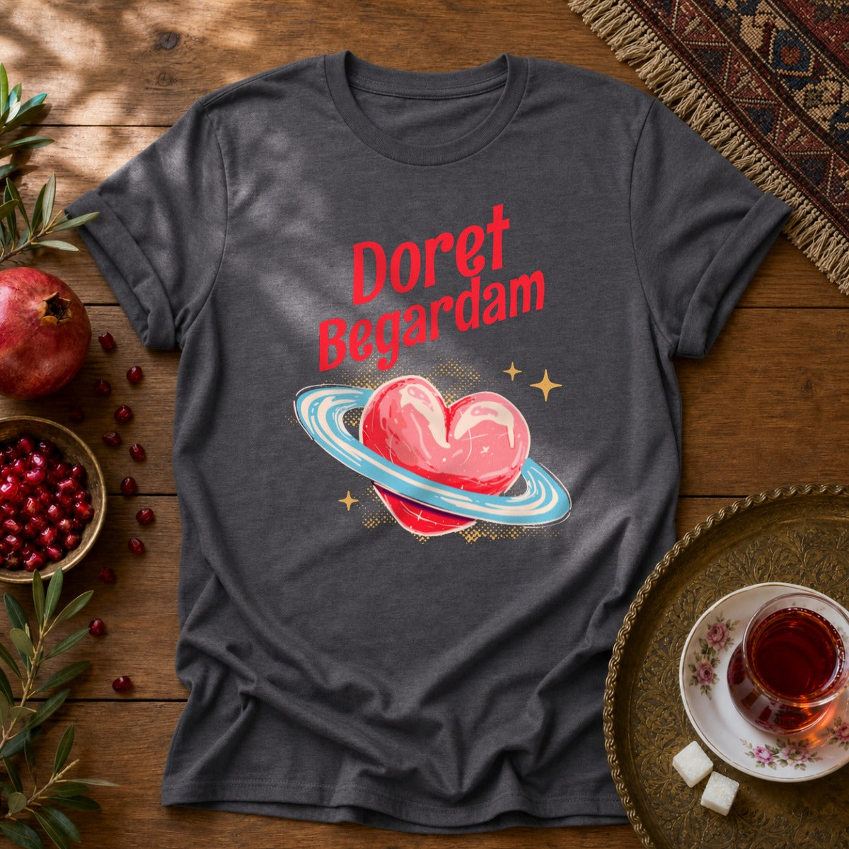 Doret Begardam Unisex T-Shirt - Dark Heather