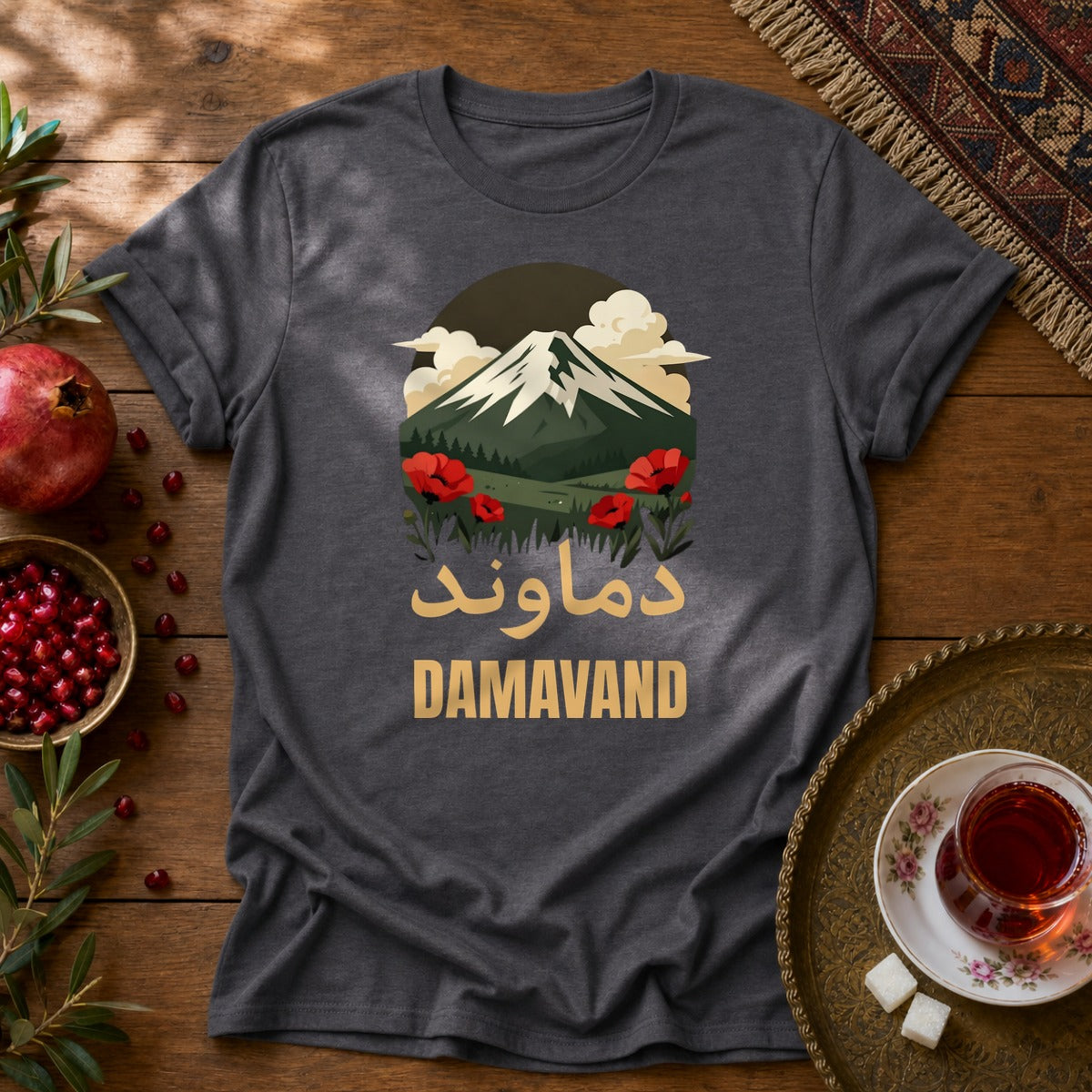 Damavand Dream Unisex T-Shirt - Dark Heather