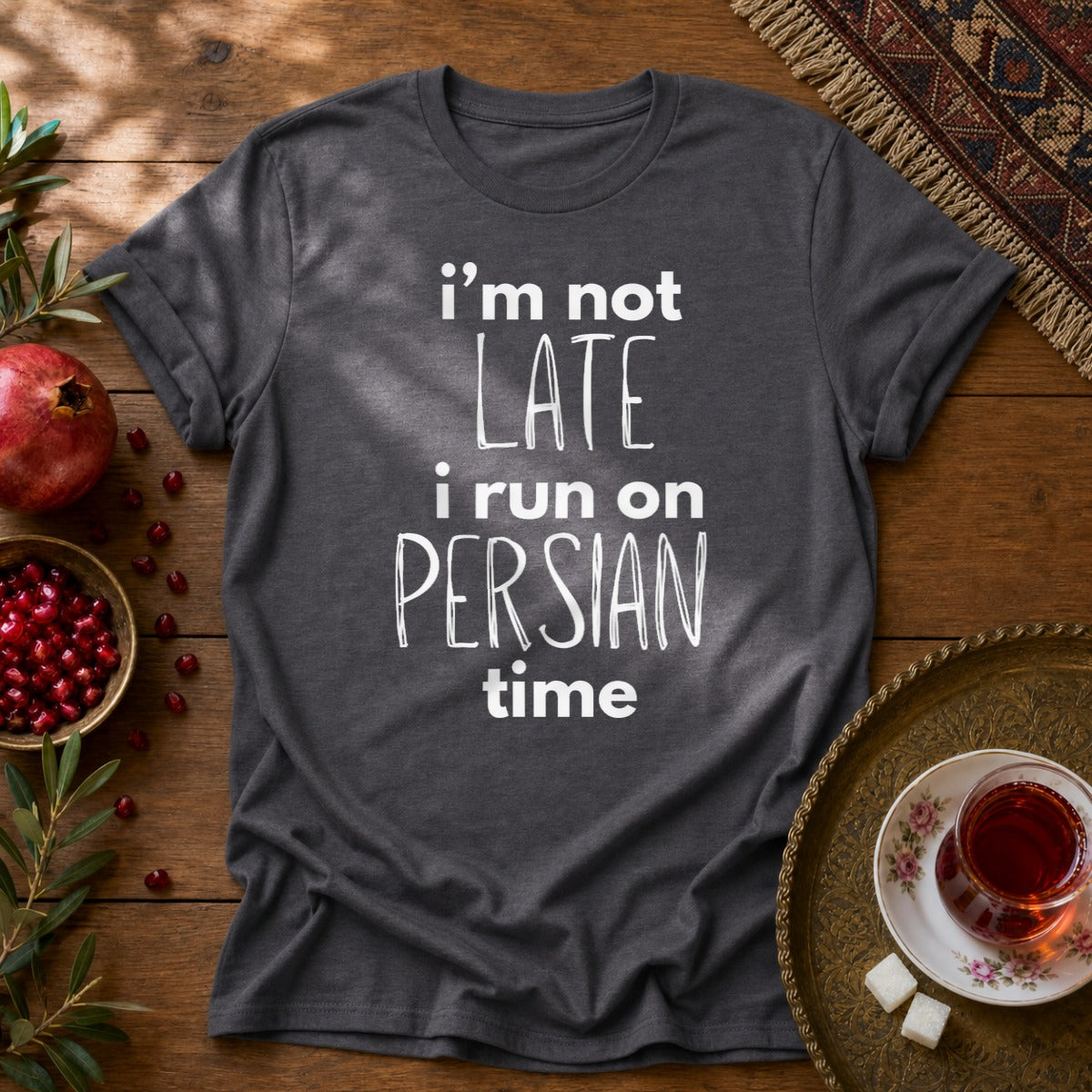 Persian Time Unisex T-Shirt - Dark Heather