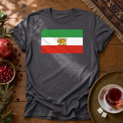 Shir-o-Khorshid (Lion & Sun) Unisex T-Shirt - Dark Heather