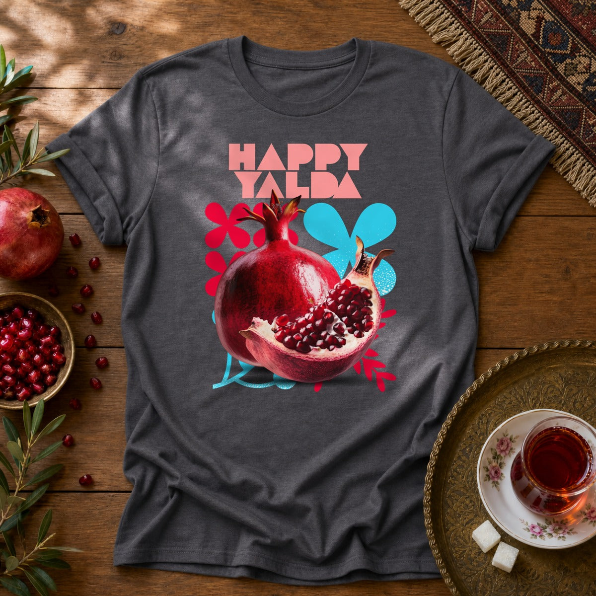 Happy Yalda Unisex T-Shirt - Dark Heather