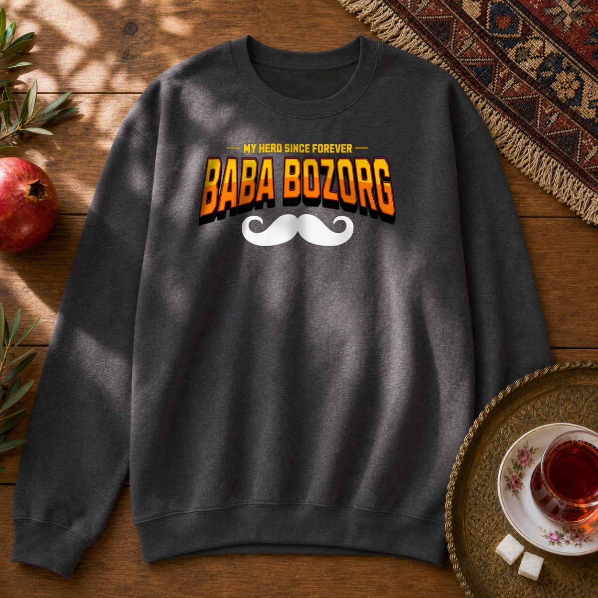 Bababozorg Hero Sweatshirt - Dark Heather