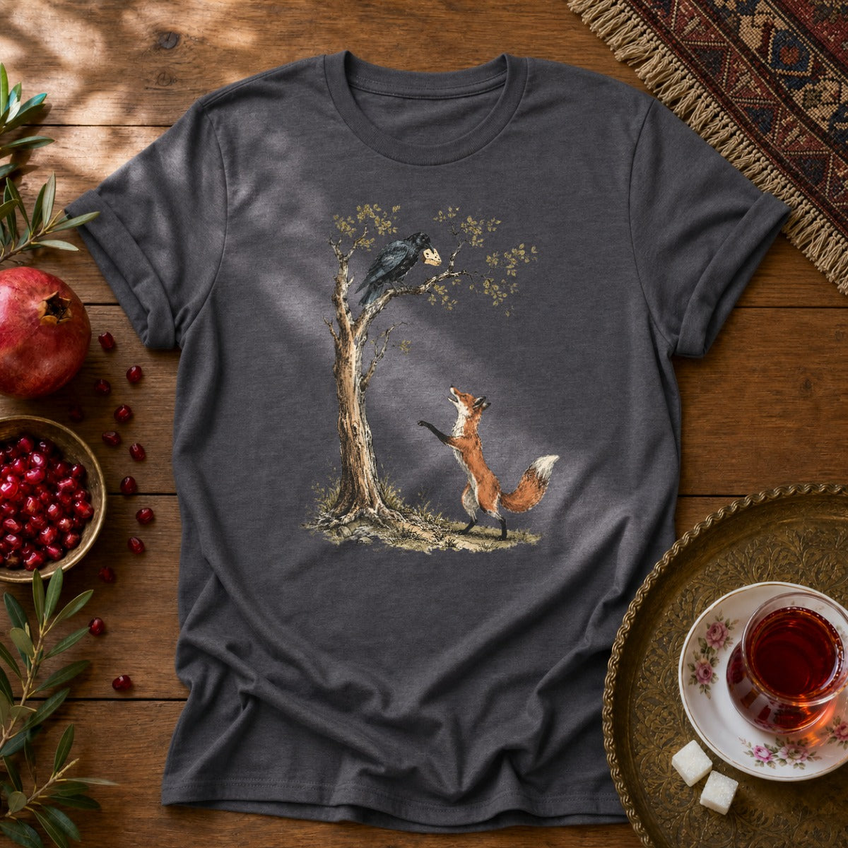 Roobah va Kalagh Unisex T-Shirt - Dark Heather