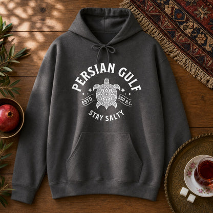 Persian Gulf Estd 550 BC Hoodie - Dark Heather