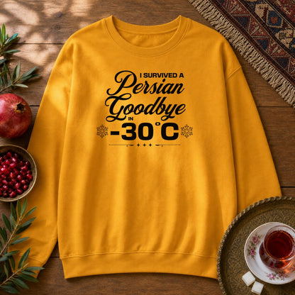 Persian Goodbye Survivor Sweatshirt - Gold